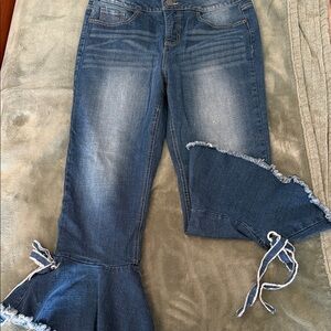 For The Republic Dark Blue Flare Jeans